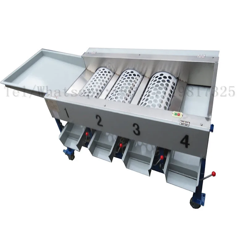 4 уровня Нержавеющая сталь оливок машина для сортировки по Размеры/сортировщик