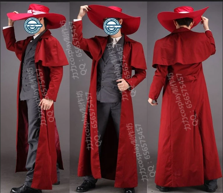 Хеллсинг Алукард комплект костюмов для косплея вампира любой размер|hellsing alucard