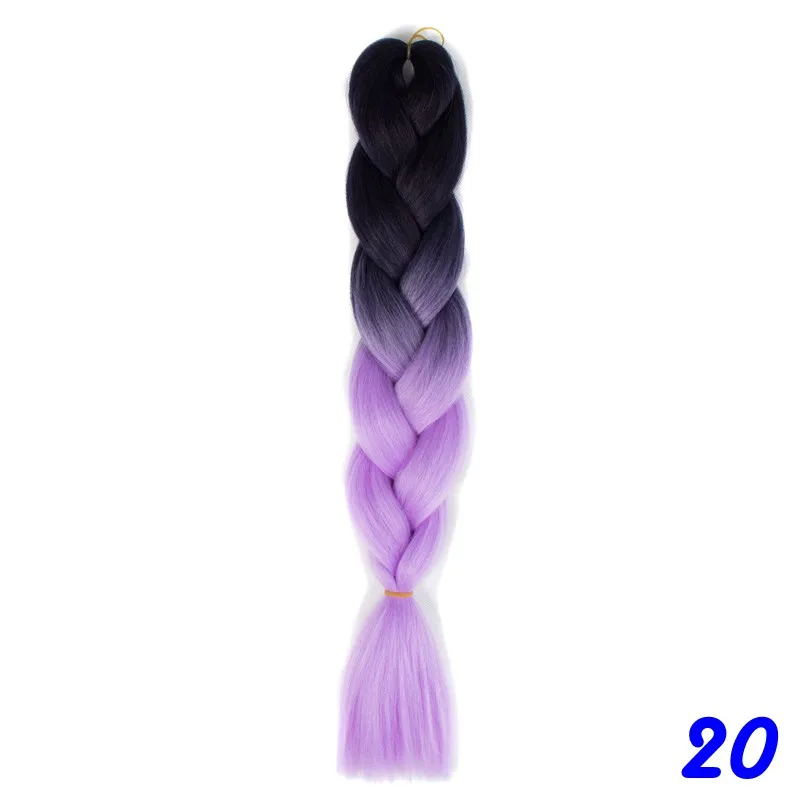 Desire for hair 1 шт. коричневый термостойкий синтетический плетение наращивание волос огромные косички для коробок косички изготовление волос - Цвет: Зеленый