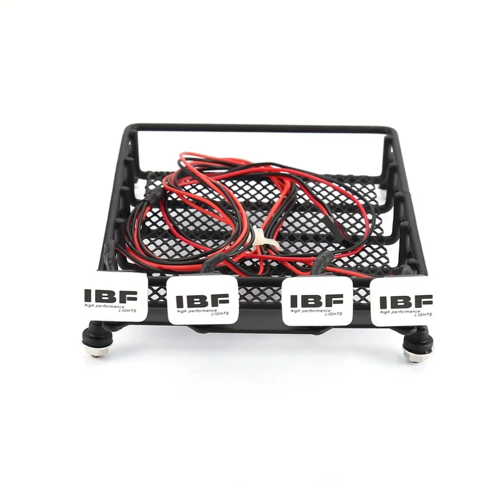 Универсальный RC металлический багажник на крышу для автомобиля корзина хранения