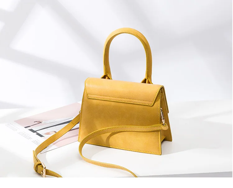 Высокое качество из микрофибры небольшой мини простой клапан сумки Crossbody Tote на плечо для женщин Женский шик