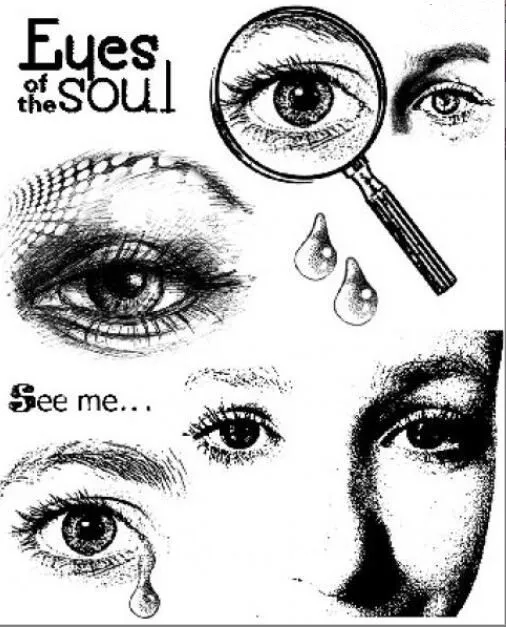 

Eye background Transparent Clear Stamp for DIY scrapbooking/Card Making C56