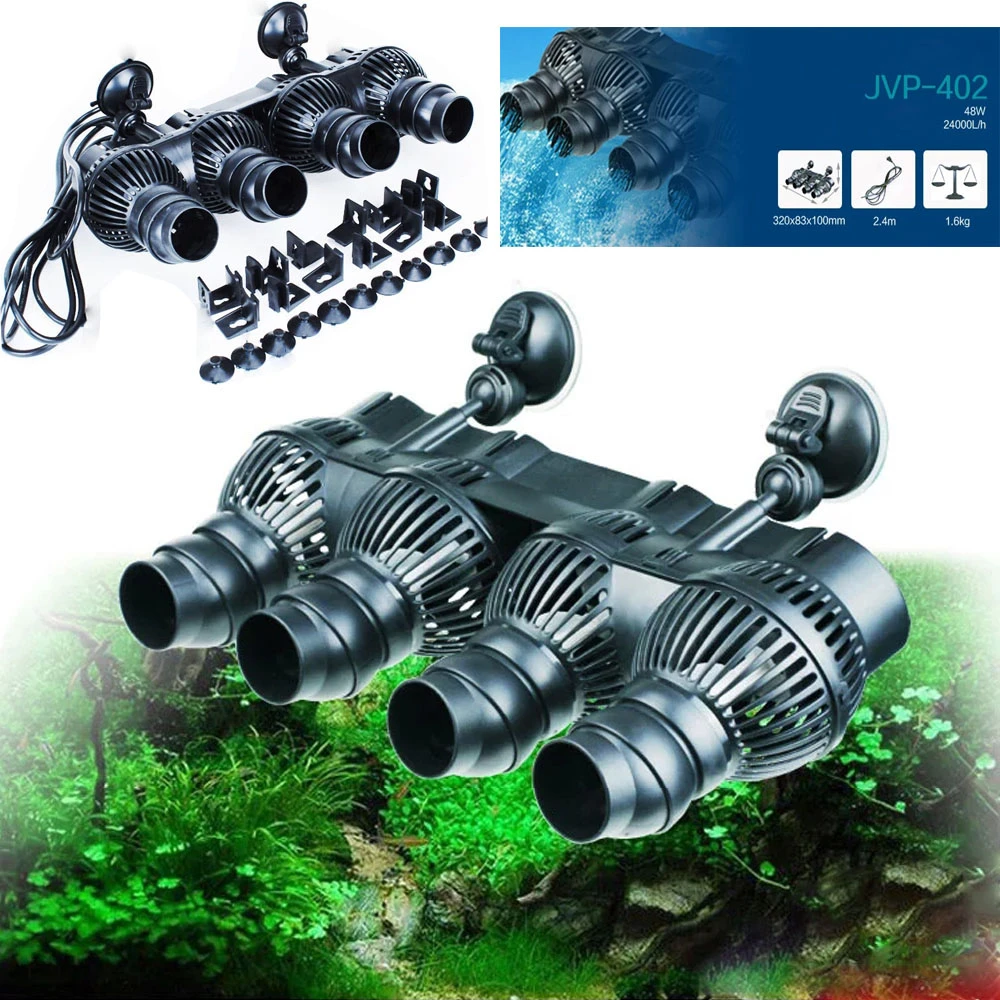 Sunsun Four power Head волновой производитель 48 Вт 24000л/ч 14 присосок аквариум Wavemaker водяной насос