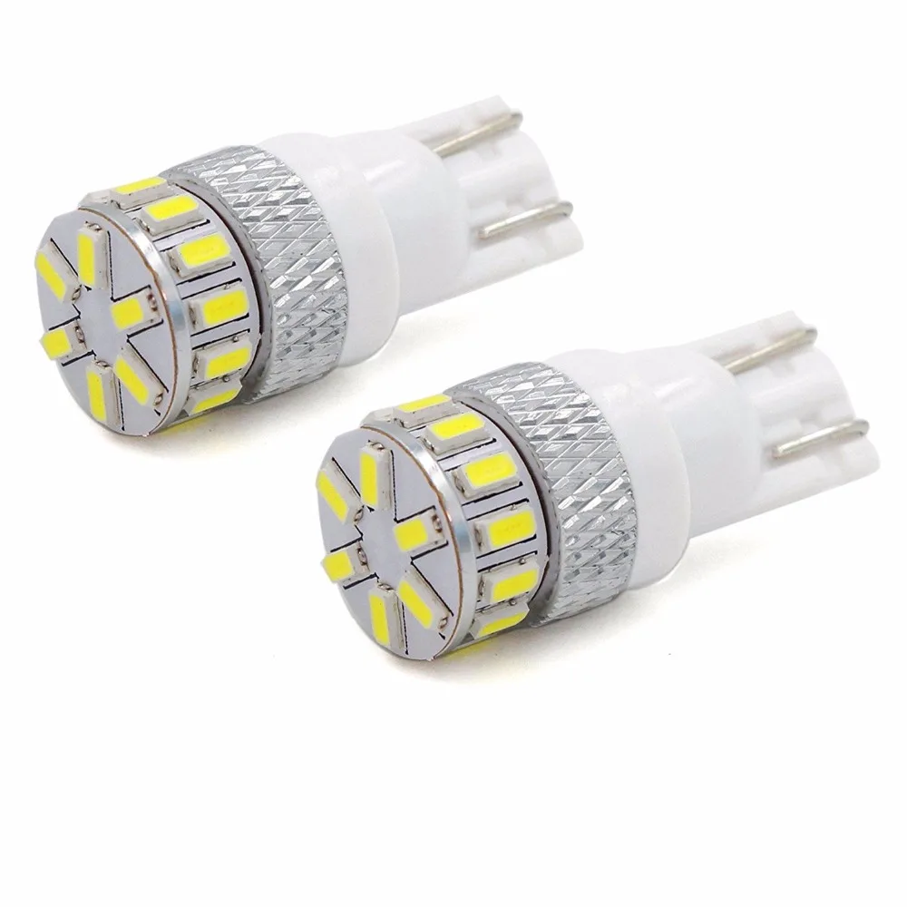 Комплект из 2 предметов новинка 4014 18-SMD T10 Клин 194 168 2825 W5W 175 6000K белый светодиодный