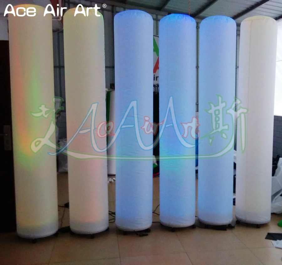 Лидер продаж надувной столб для освещения Светодиодная трубка/цилиндр колонка с