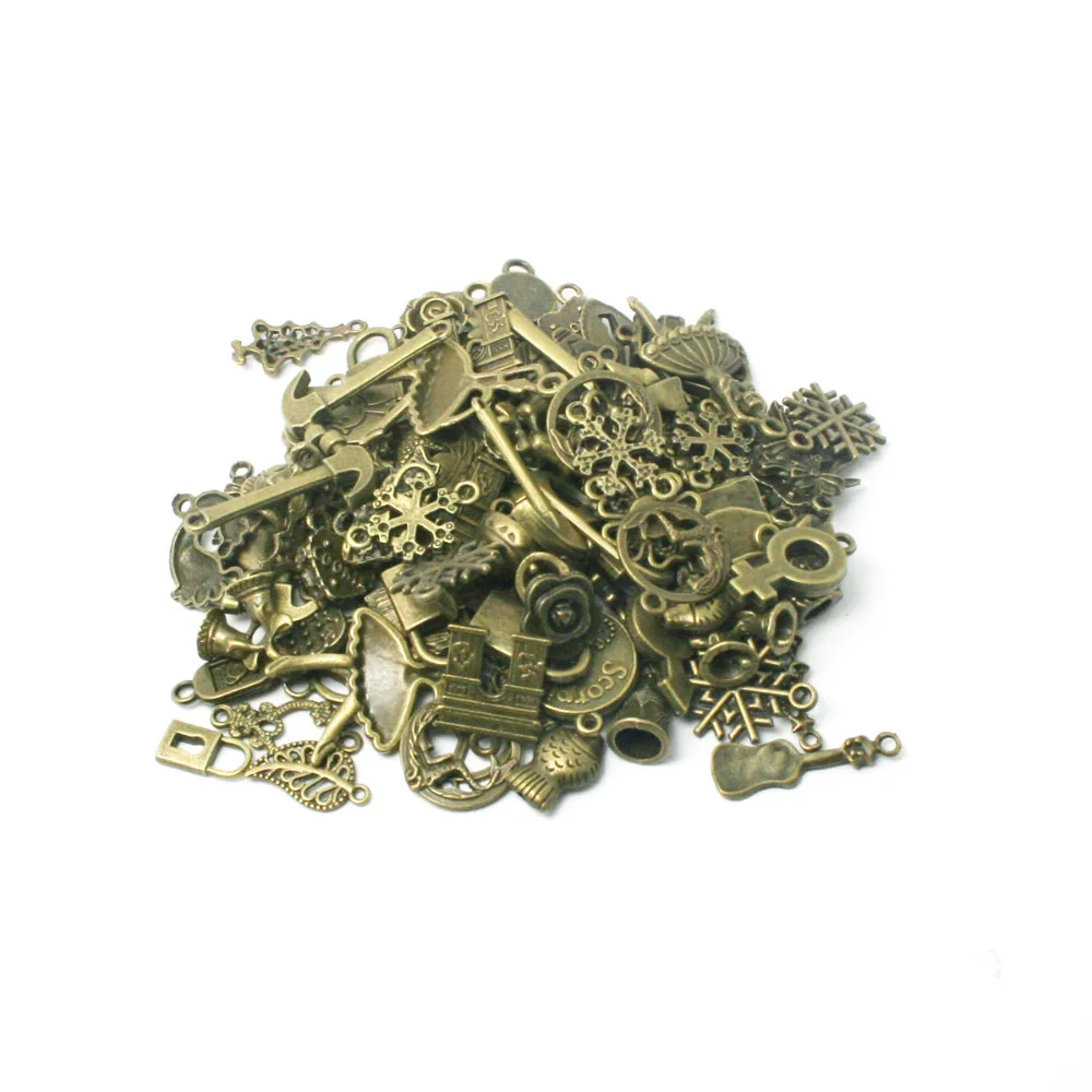 Бесплатная доставка! Горячие Смешанные тип талисманы из античной бронзы 20 шт
