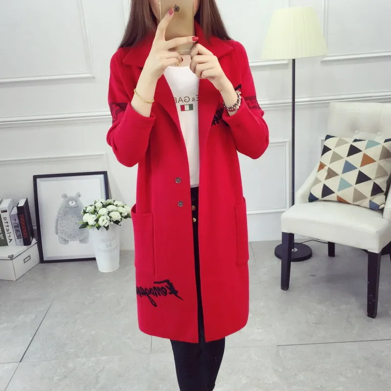 2021 кардиганы больших размеров с длинным рукавом тонкая куртка Женский вязаный