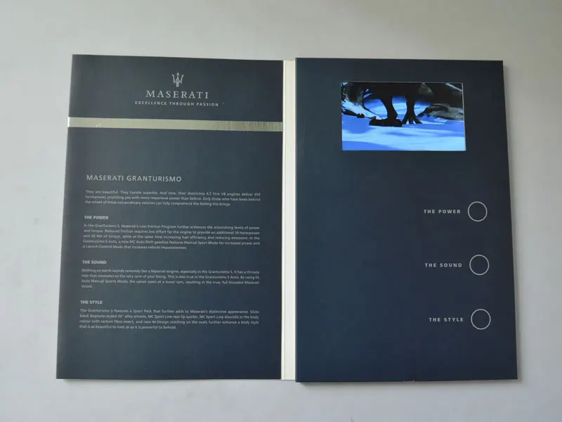 2 8 дюймовая инновационная видеокарта/визитница пользовательская видеокарта