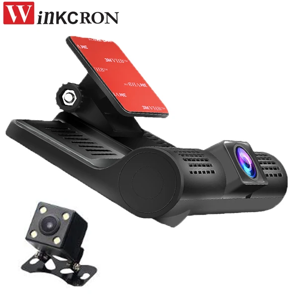 

4.0" Car DVR Camera Dual Lens with Rear view Registrar three camera Night vision car dvrs Video dashcam Camcorder