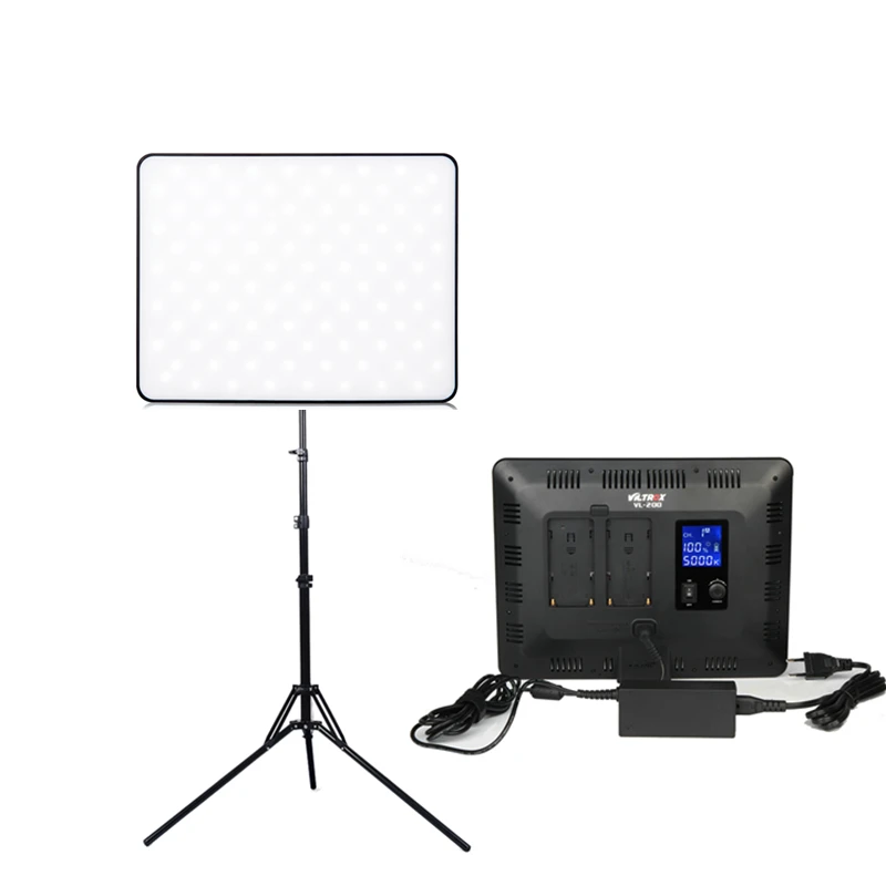 Remoto sem Fio Estúdio de Vídeo Regulável + Suporte Luz para Câmera Viltrox Controle Luz Lâmpada Fino Facebook Youtube Vl200t 30w Led