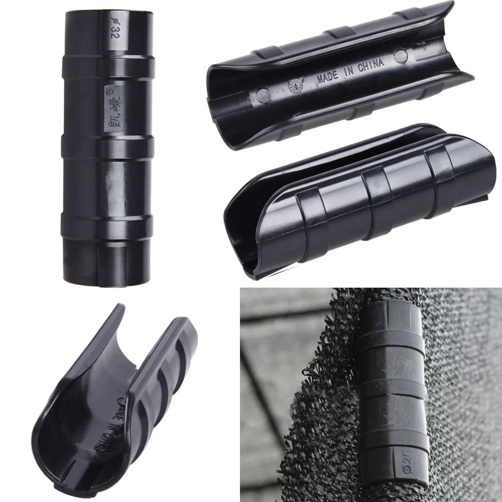 10 шт. Зажим для трубы теплицы и зажим пленки соединения 19 22 25 мм гладкий