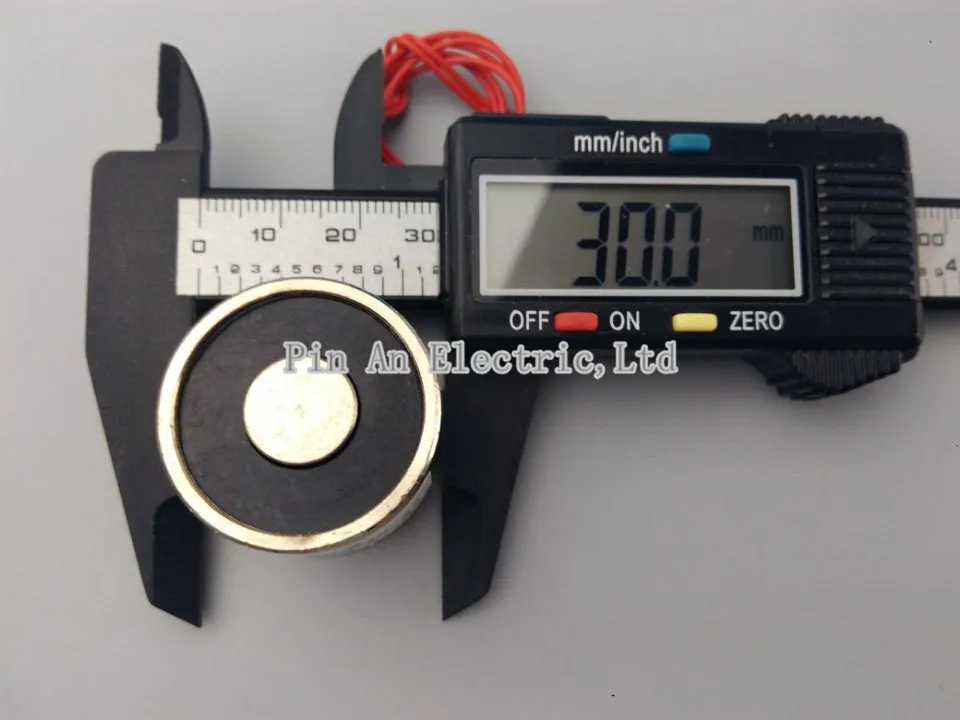 P30/25 Холдинг Электрический магнит подъема 12 кг соленоид Электромагнит