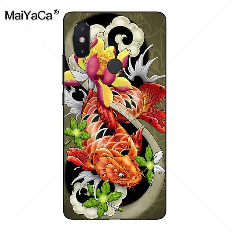 MaiYaCa японская Татуировка Koi Fish аксессуары для телефона чехол xiaomi mi 8se 6 note2 note3 redmi 5