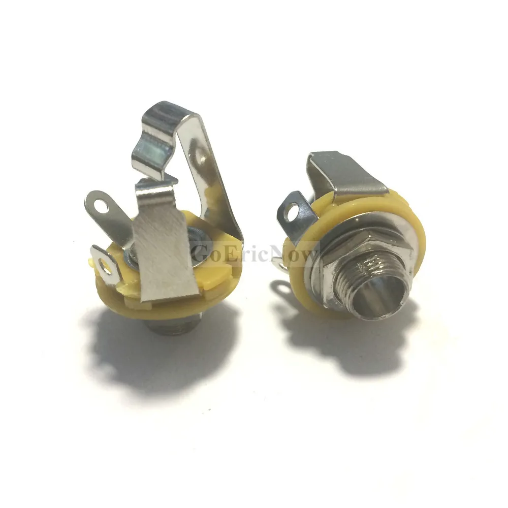 50 Pcs 6.35mm / 6.5mm 3 Pole stereo Plug jack Audio Female Connector 6.35 Welding Type Microphone Panel Socket | Обустройство дома