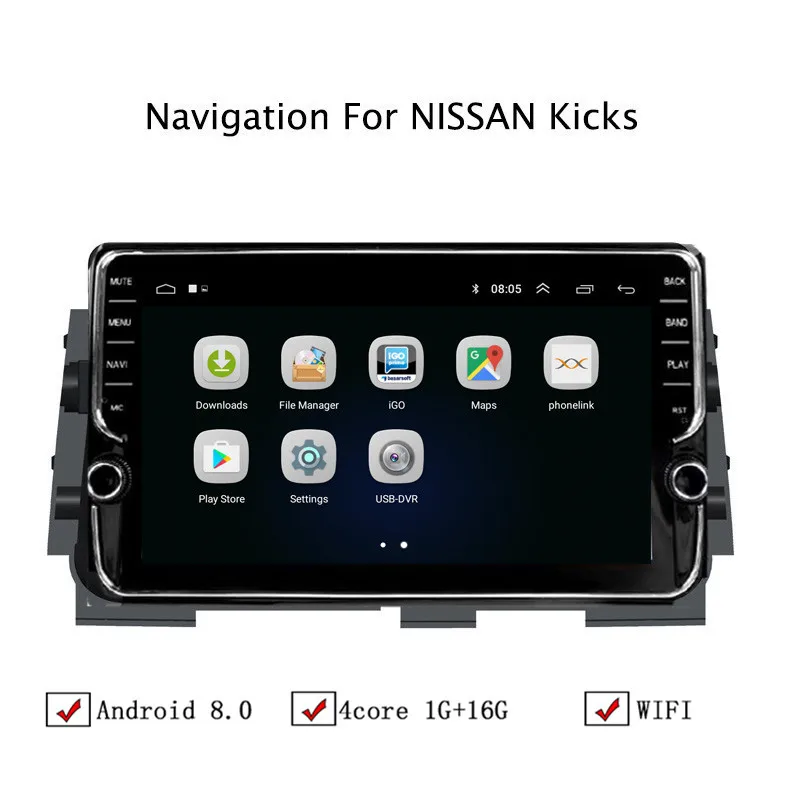 NAVITOPIA 10 1 дюймовый автомобильный мультимедийный плеер Andriod 8 GPS навигация для Nissan