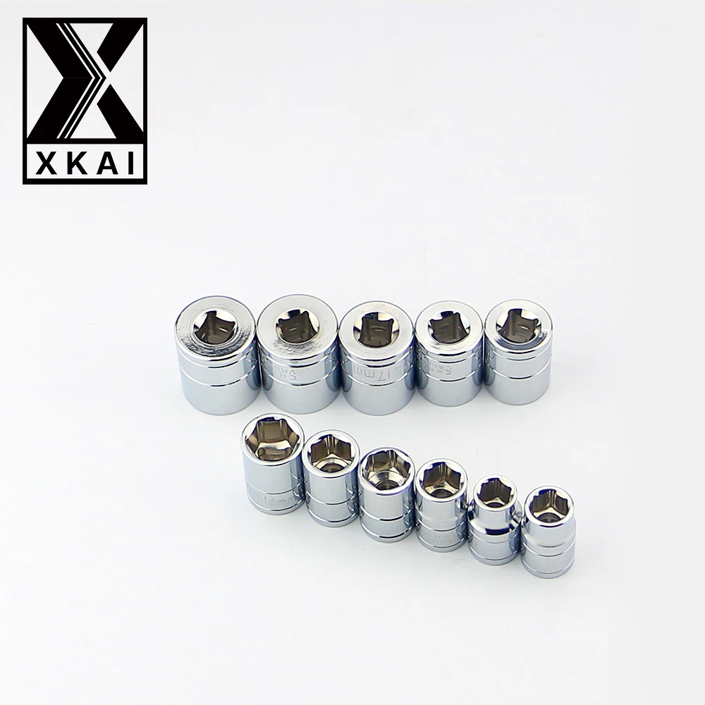 XKAI 3/8 &quot9 19 мм торцевой ключ головка метрический Набор торцевых головок комплект