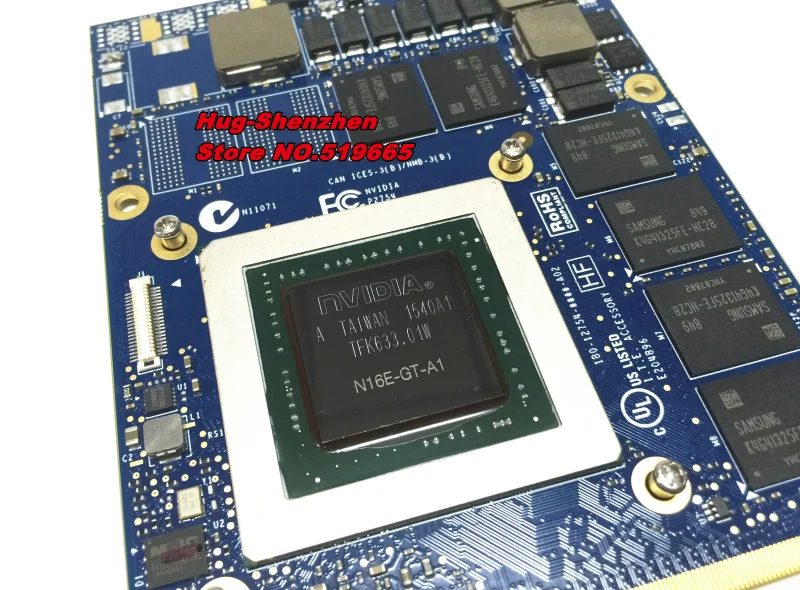 Бесплатная доставка Φ Новая графическая карта GTX 970M MXM GTX970M с X-образным