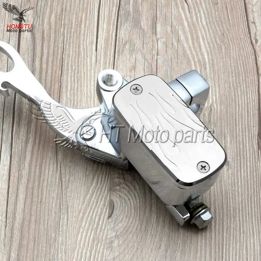 1 &quot25 мм хромированный тормозной цилиндр для Honda Shadow Steed VLX 400 600 Magna 250 750 1100|clutch