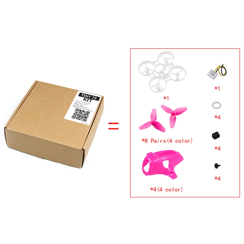 LDARC крошечный 7X 8X набор 75 мм 85 рама для Мини FPV Racing Drone Quadcopter RC Racer TINY8X|kit frame|rc