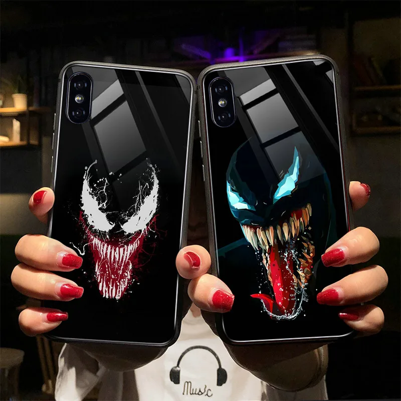 Роскошный чехол Marvel для Huawei P30 PRO Nova 4 P Smart 2019 Honor 10 9 MATE из закаленного стекла
