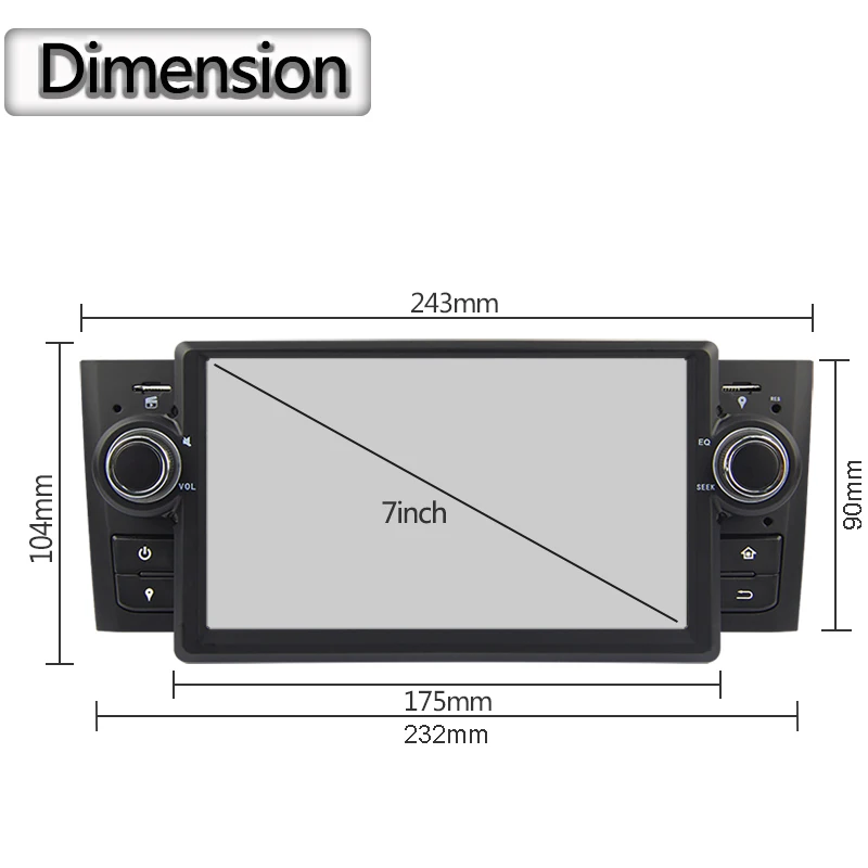 Android 8 0 Octa Core 4G RAM 32G ROM gps навигации стерео 7 &quotавтомобильный DVD мультимедиа для Fiat