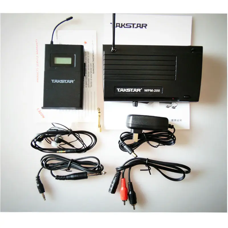 Wpm-200/wpm 200 Беспроводной Запись студийного монитора Системы вкладыши UHF гарнитура