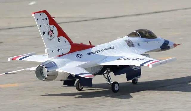 Freewing 90 мм RC струйный F-16 комплект Thunderbird