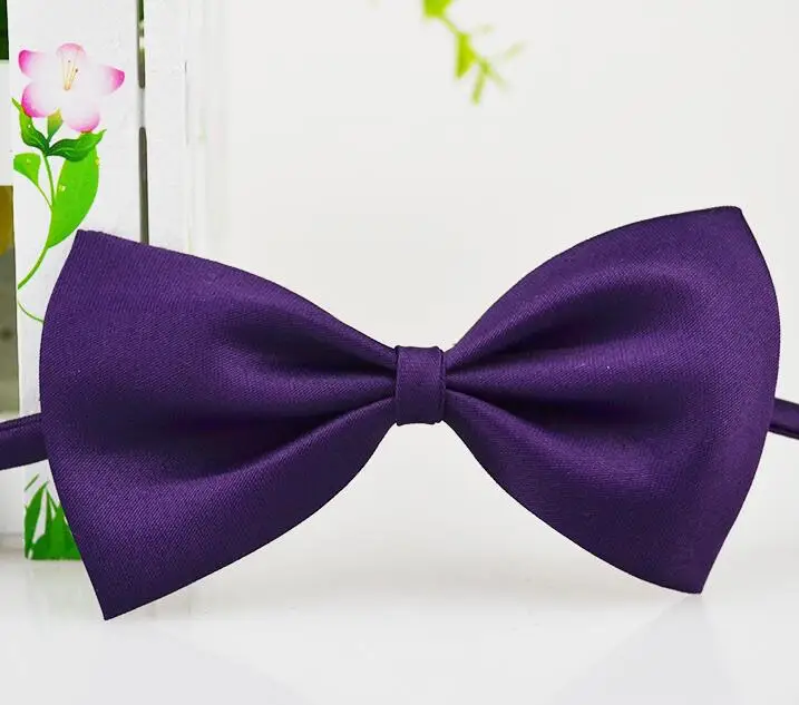 Для мужчин аксессуары галстук-бабочка классические Сатиновые noeud Papillon Homme различные Цвета доступны Gravata - Цвет: 12