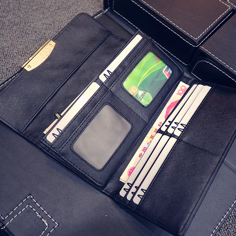 Женский Длинный кошелек новинка 2021 многофункциональная ручная сумка из