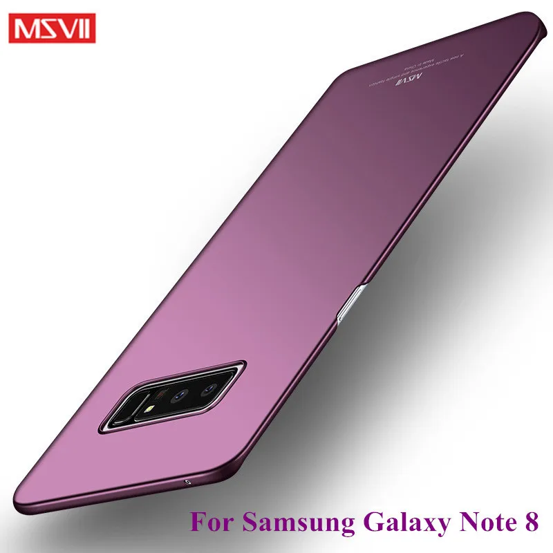 For Samsung Note 8 Case Cover Simple Silm Hard PC Back Galaxy Note8 Cases Full Protector Msvii Phone Coque |