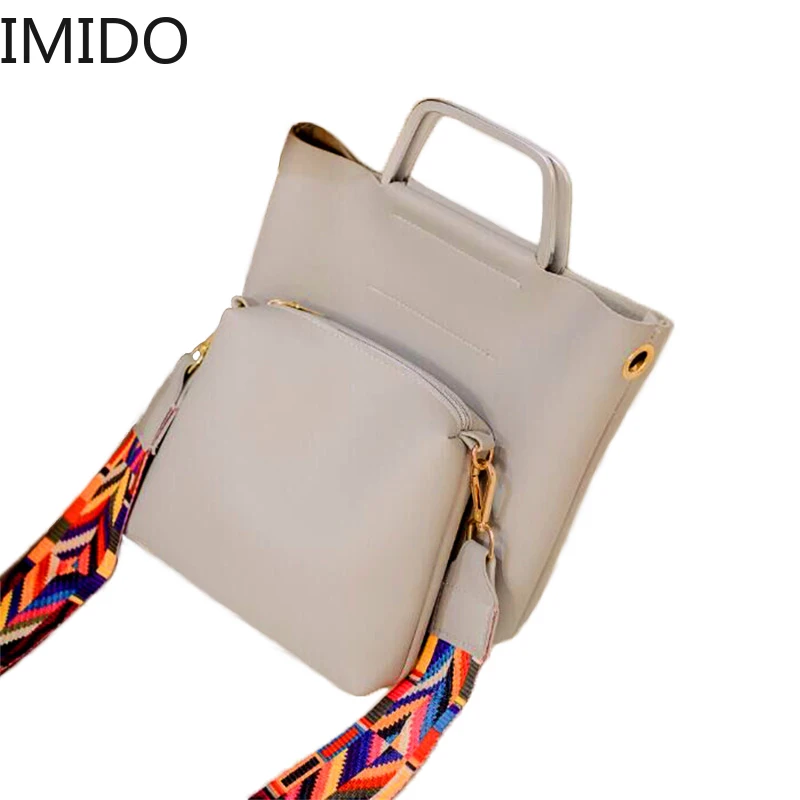 IMIDO Новый известный бренд Женская мода Pu кожаная сумка Роскошная