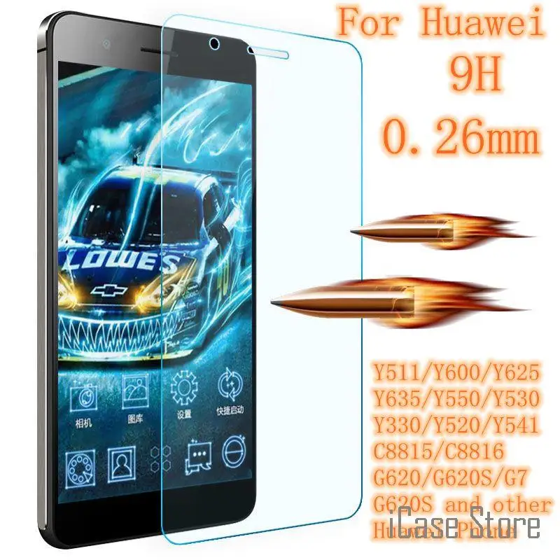 Лидер продаж 0 3mm 9 H закаленное Стекло для huawei Ascend P9 G620S Y511 Y600 Y635 Y550 Y330 P6 P8 Lite Экран
