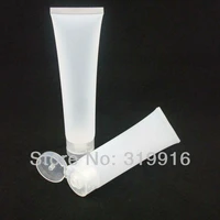 wholesale 100g frosted pvc plastic tube hose for hand cream mildy wash 80pclotcream packaging tubes pvc sub bottling