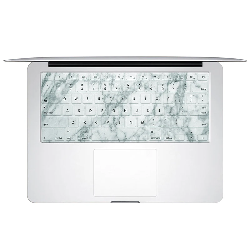 Мраморная наклейка на клавиатуру для Macbook Pro 13 15 Air 13, силиконовая защитная крышка на клавиатуру для ноутбука Mac Book Pro 13, защита от США