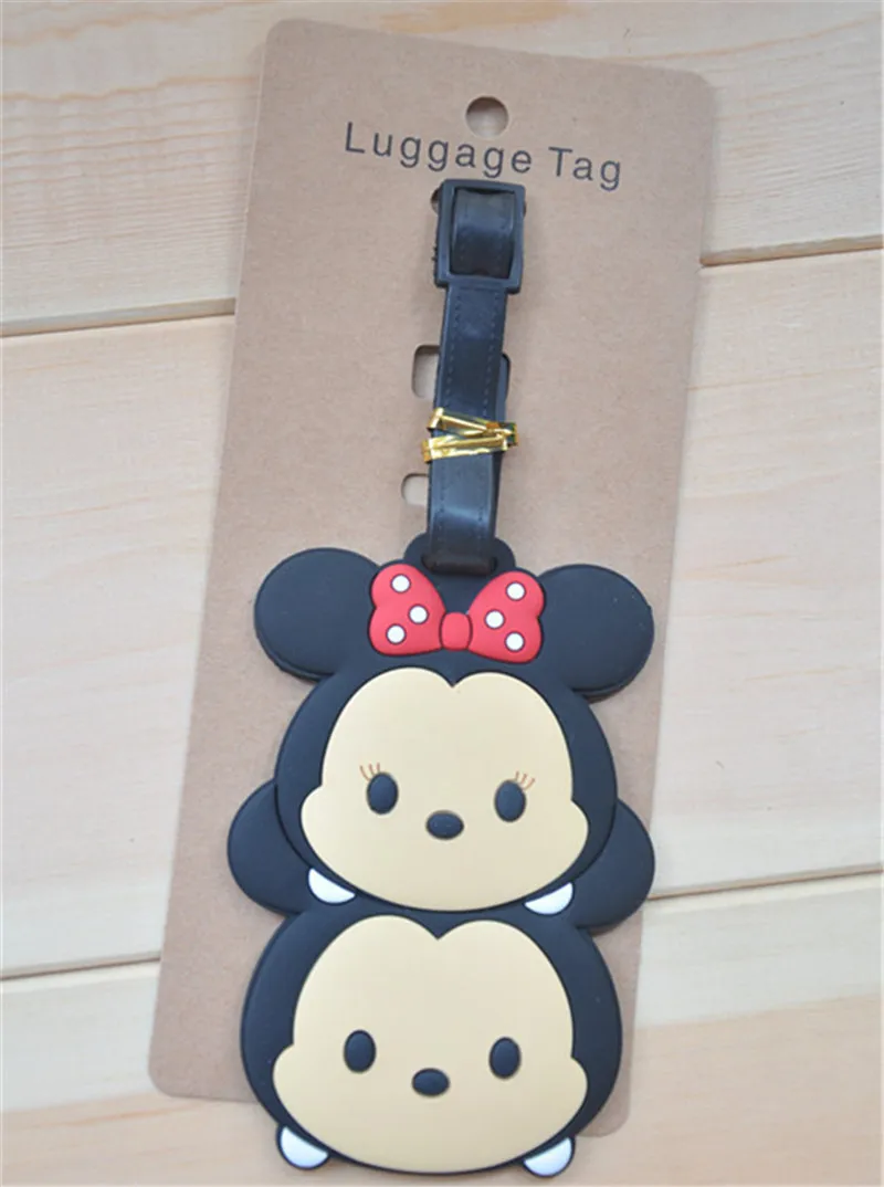 Дисней Tsumtsum Микки Стюарт Дональд Дак багажная бирка оригинальный мультяшный