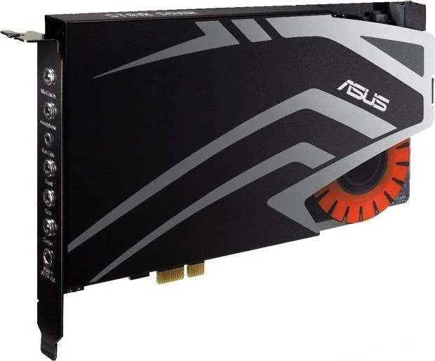 Used,ASUS STRIX RAID PRO 7.1-Channe Gaming Sound Card(not full new), tested good