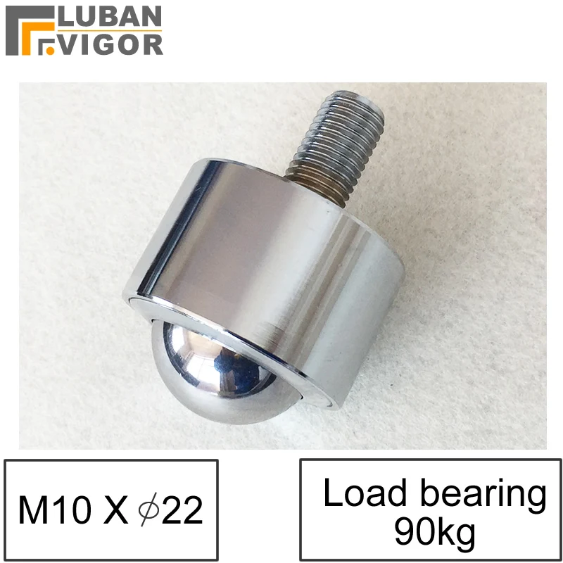 Precision type Universal ball/caster/wheel,with bearing/M10 screw ,load bear 90kg,flexible durable,hardware