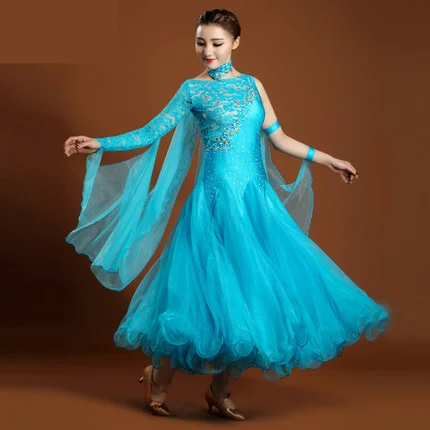 Платья для бальных танцев стандартные юбки 7 цветов сексуальный сценический