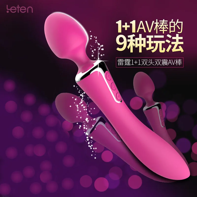 Leten двойной вибратор для сосков g spot Стимулятор клитора 10 частоты usb