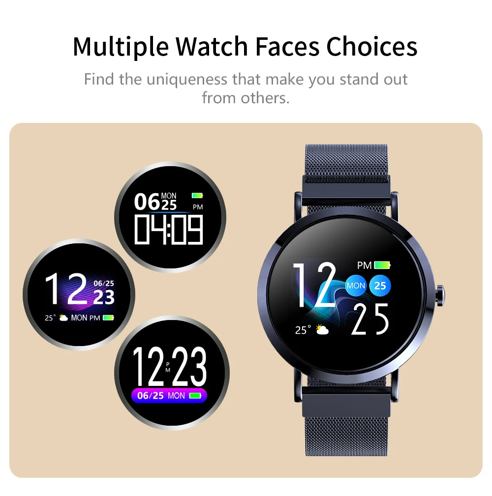 CV08C Новый Модный классический спортивный Смарт фитнес-браслет с Bluetooth кровяное