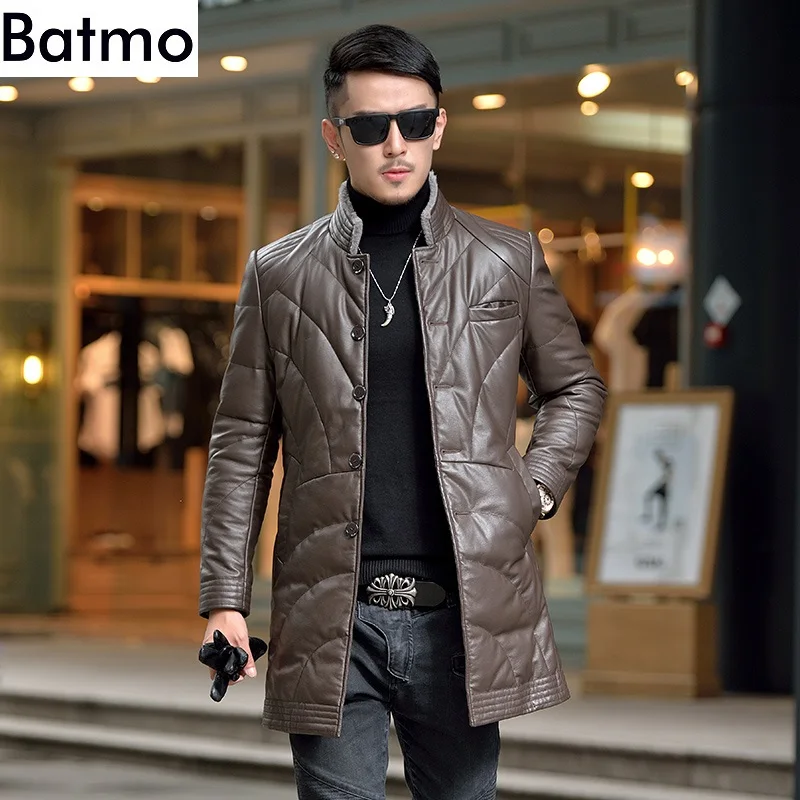 Batmo Новое поступление зимняя высококачественная Теплая мужская куртка на 90% белом утином пуху, мужское зимнее пальто больших размеров