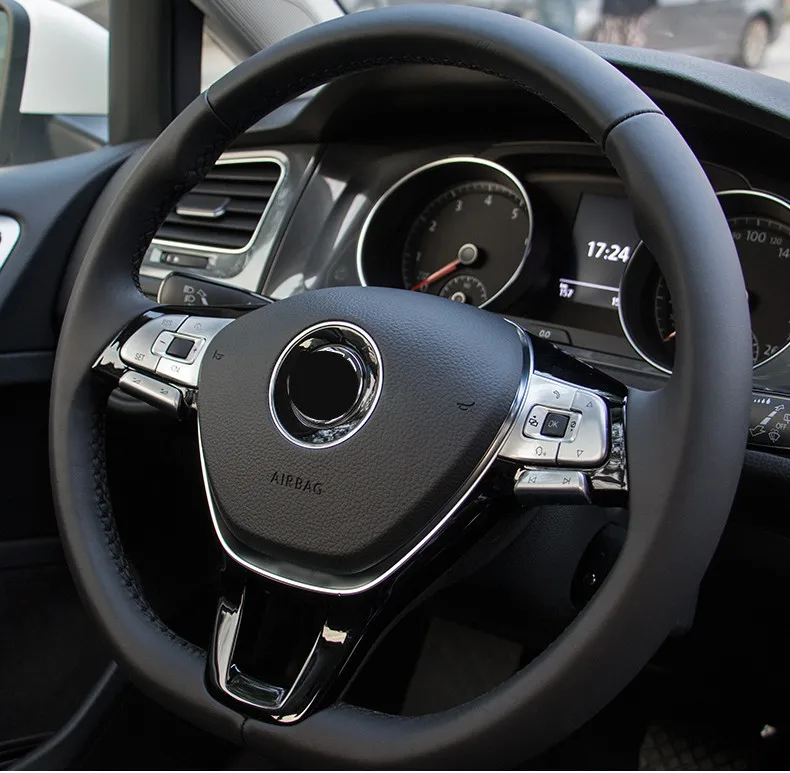 Рулевое колесо кнопки крышка Рамка для Volkswagen Golf 7,5 Touran L Passat Tiguan L AA384