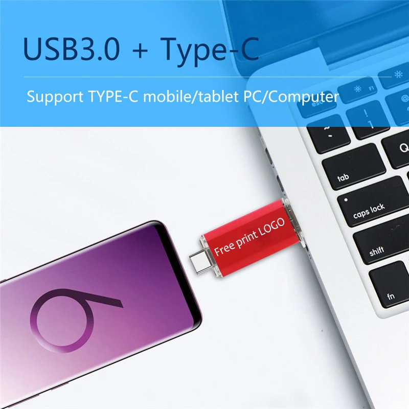 JASTER type C флеш-накопитель USB 3,0 Флешка для type-C Mobile/PC 128 Гб 64 ГБ 32 ГБ 16 ГБ высокоскоростная карта Micro USB