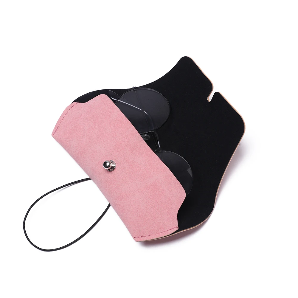 1 шт. мужские и женские замшевые солнцезащитные очки из искусственной кожи чехол