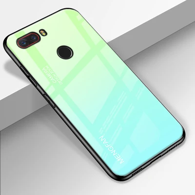 Градиент цвета закаленное Стекло чехол для Нубия Z17 Z 17 NX563J Защитные чехлы для NUBIAZ17 Крышка чехла кожи - Цвет: A3