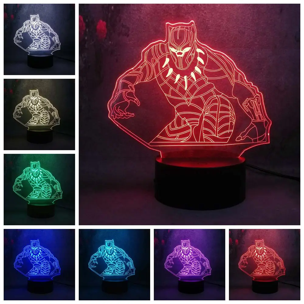 Хит продаж игрушка Marvel moive фигурка Черная пантера Декор настольная Юбилейная