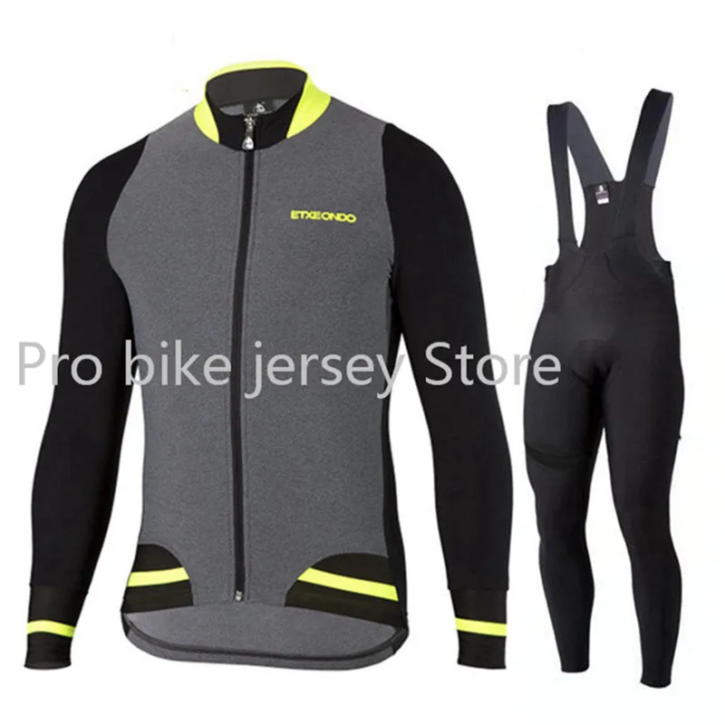 Set 20 Велосипед MTB Спорт Etxeondo Велоспорт Джерси с длинным рукавом набор мужской Ropa De Ciclismo спортивный костюм Одежда для велосипеда uniformes hombre - Цвет: Set 20