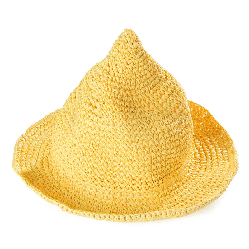 Соломенная шляпа для девочек соломенная от солнца детей на открытом воздухе лета