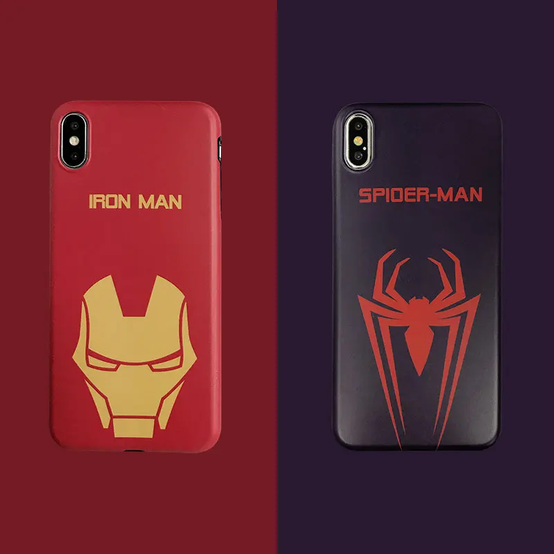 Чехол для телефона Marvel iPhone XR XS Max X Грут Железный человек Капитан Америка IMD мягкая