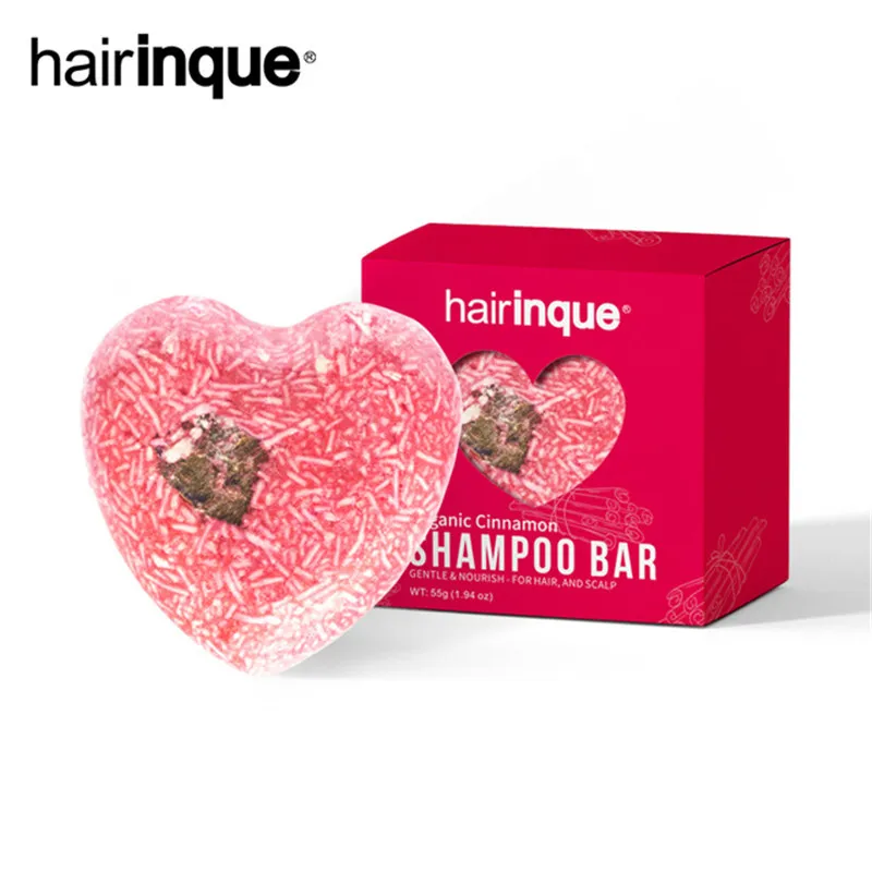 Hairinque органический шампунь корицы бар глубокое очищение увлажняющее улучшение
